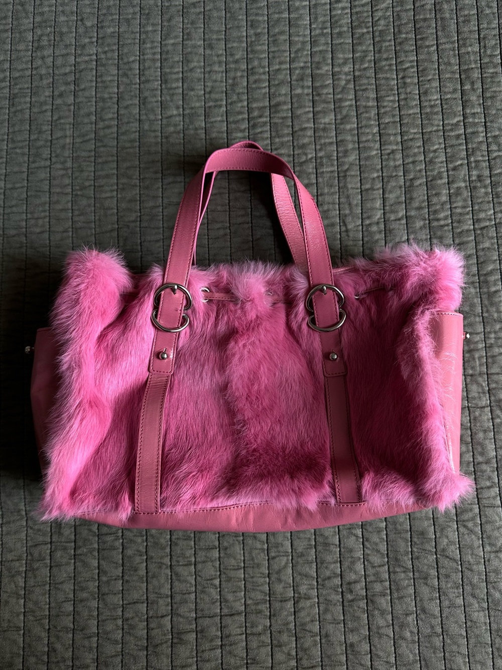 Kenneth Cole — Pink Fur Bag